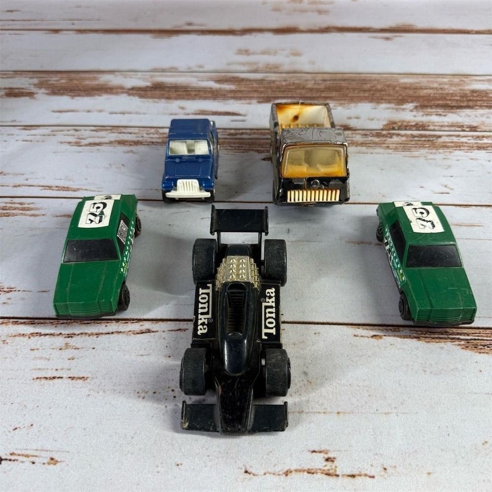 Tonka Vintage 1979 Diecast 1:64 Toy Cars Lot of 4 Collectibles Used